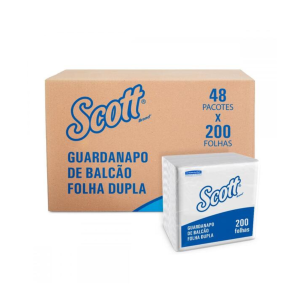 Ribercon - Guardanapo Scott® Pop-Up Folha Dupla – Caixa com 48 x 200 Folhas