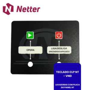 Ribercon - Teclado Membrana CLP para Painel Lavadora Netter