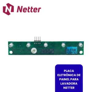 Ribercon - Placa Eletrônica de Painel para Lavadora Netter