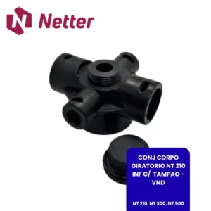 Ribercon - Kit Corpo Giratório Inferior com Tampão Netter NT